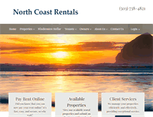 Tablet Screenshot of northcoastrental.com